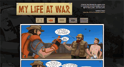 Desktop Screenshot of mylifeatwar.com