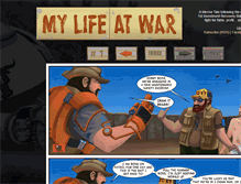 Tablet Screenshot of mylifeatwar.com